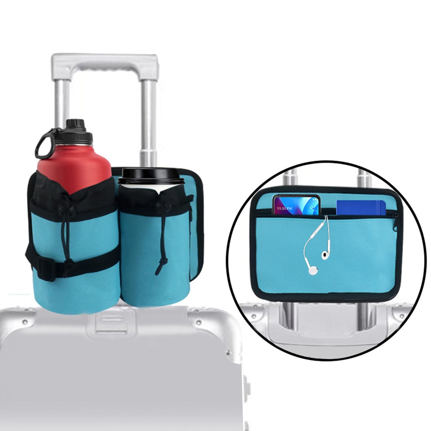 Can't Live Without My Coffee Portable Luggage Travel Cup Holder – The  Comfortable World Traveler